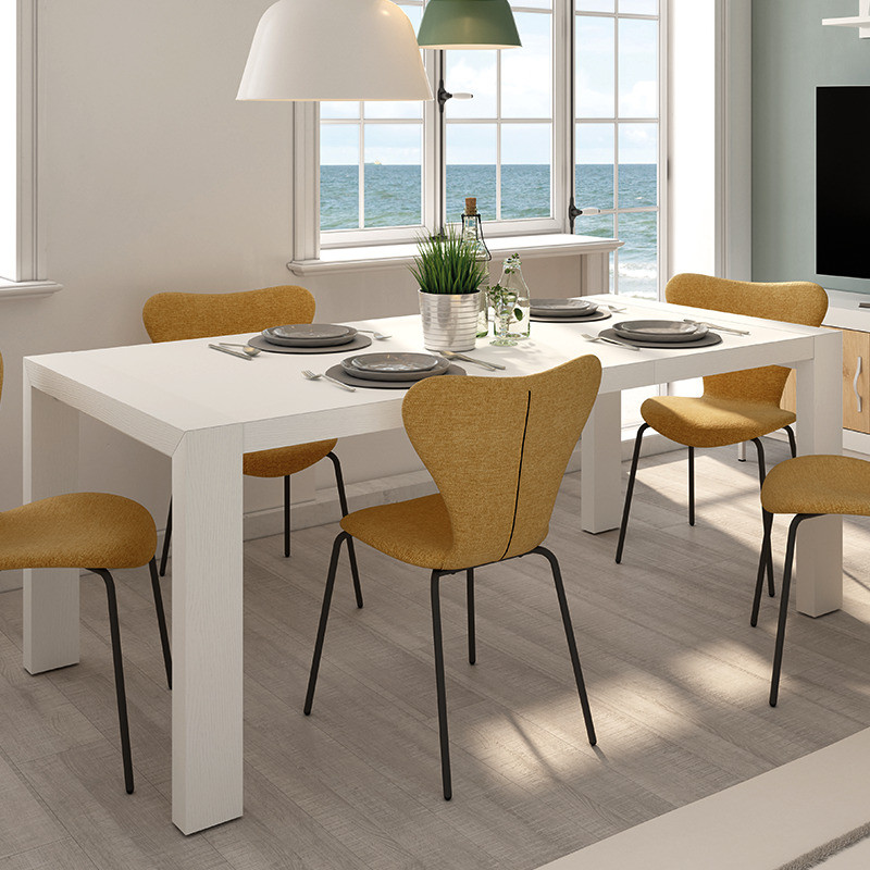 Mesa rectangular pata deslizante ROMA
