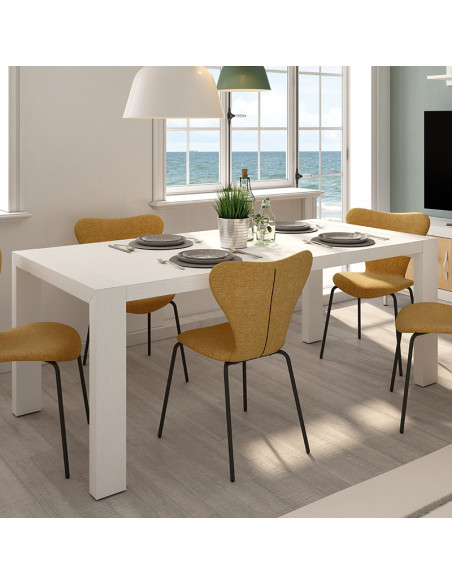 Mesa rectangular pata deslizante ROMA