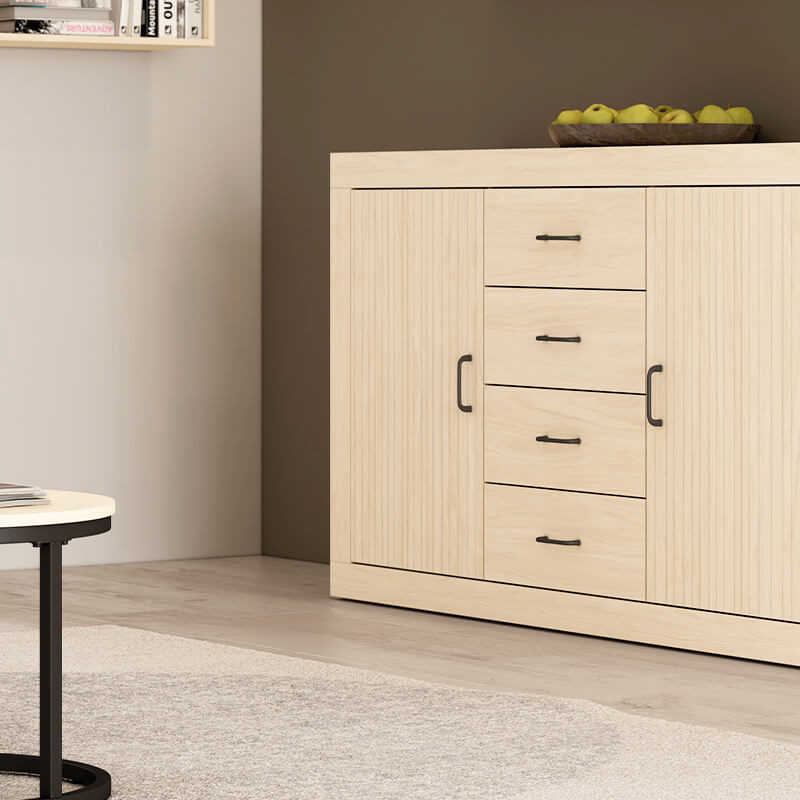 Aparador dos puertas y cuatro cajones ROMA