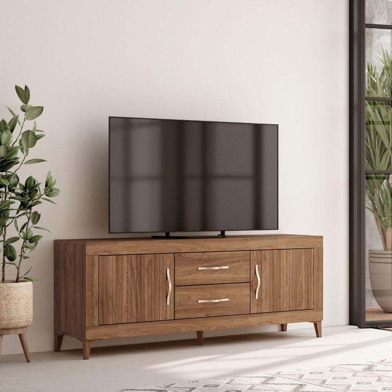 Mueble TV dos cajones y dos puertas ROMA