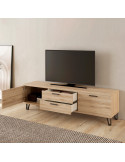 Mueble TV dos puertas y dos cajones MARCO