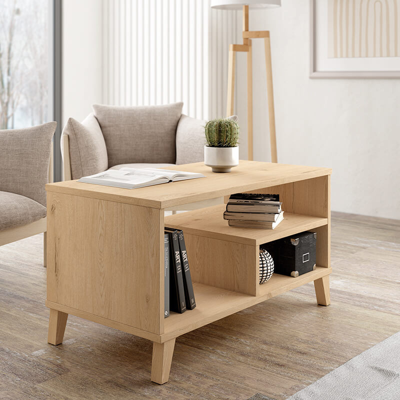 Mesa de centro con huecos ROMA
