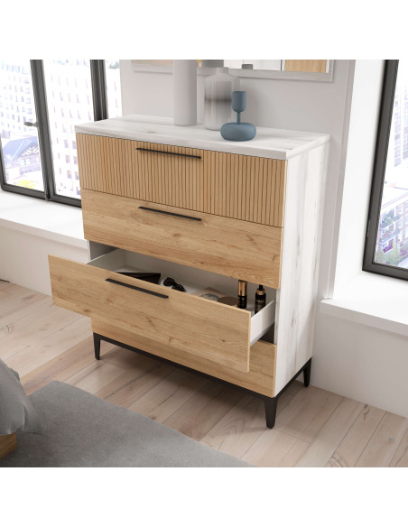 Cómoda cuatro cajones VALENTINA