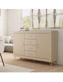 Aparador dos puertas y cuatro cajones ROMA