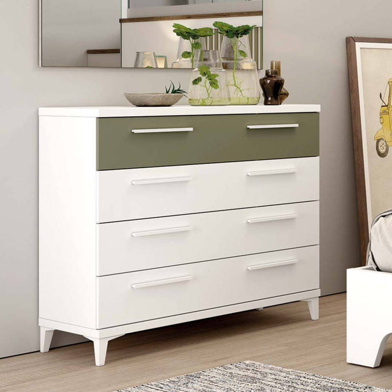 Cómoda cuatro cajones NILO