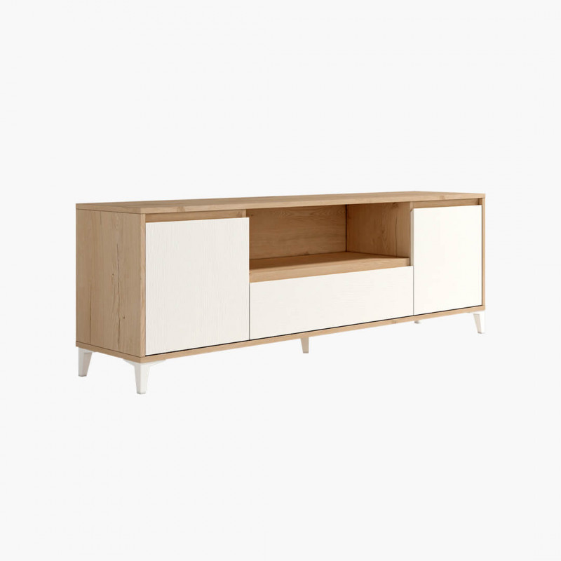 Mueble TV dos puertas y cajón 178 cm CHIARA