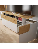 Mueble TV 52 cm alto BIANCA