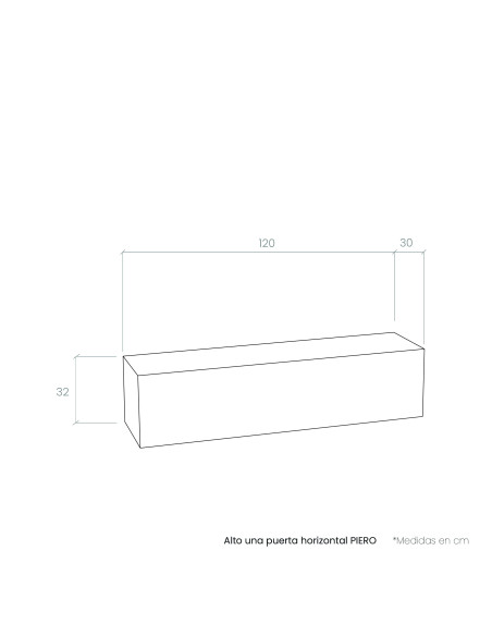 Alto una puerta horizontal PIERO