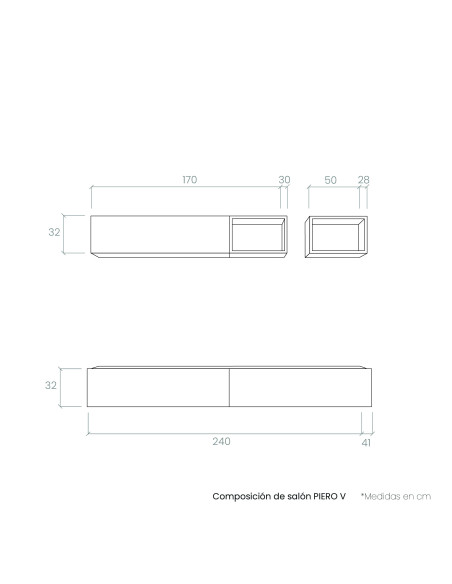 Composición de salón PIERO V