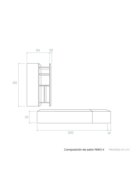 Composición de salón PIERO X