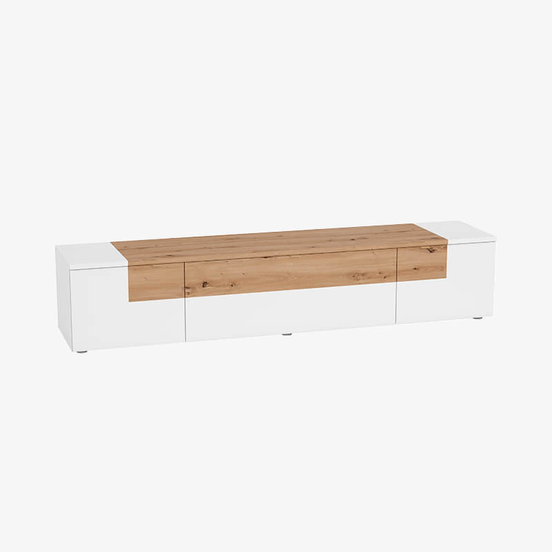 Mueble TV 40 cm alto BIANCA