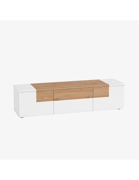 Mueble TV 40 cm alto BIANCA