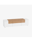 Mueble TV 40 cm alto BIANCA