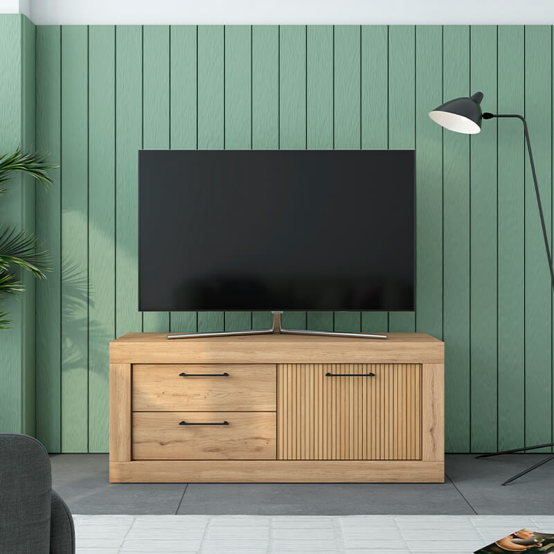 Mueble TV dos cajones y una puerta DALIA