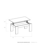 Mesa de centro elevable DALIA III