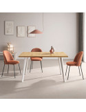Mesa rectangular fija INNA