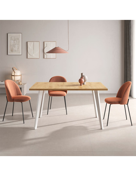 Mesa rectangular fija INNA
