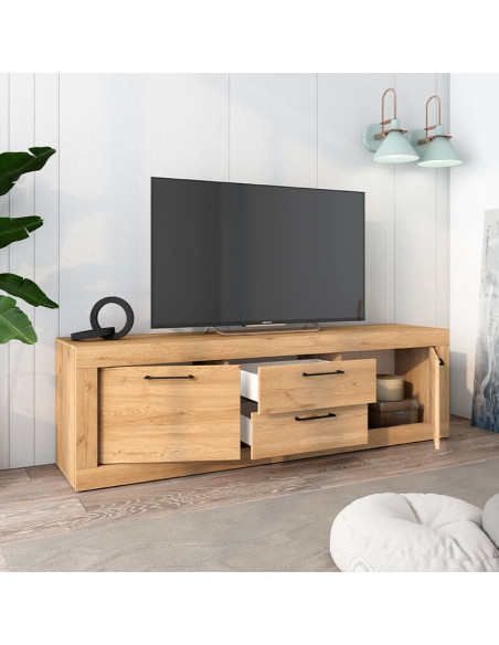 Mueble TV dos cajones y dos puertas 181 cm DALIA