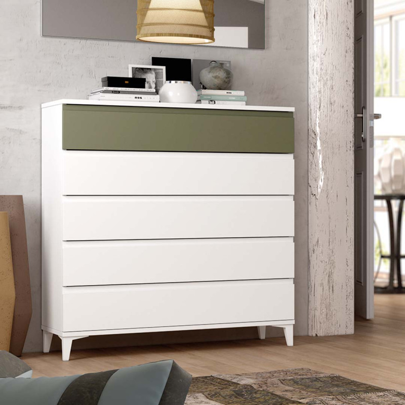Cómoda cinco cajones NILO II