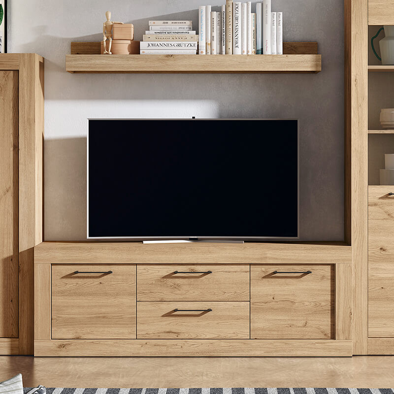 Mueble TV dos cajones y dos puertas 154 cm DALIA