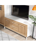Mueble TV dos cajones y dos puertas 154 cm DALIA