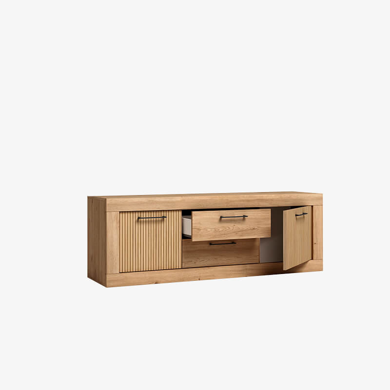 Mueble TV dos cajones y dos puertas 154 cm DALIA