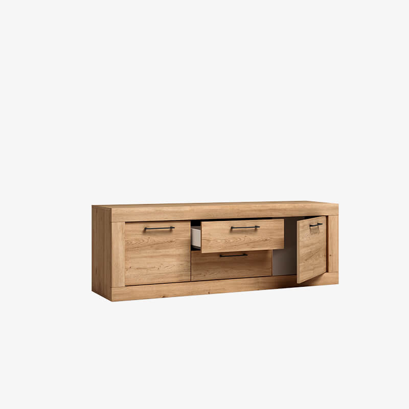 Mueble TV dos cajones y dos puertas 154 cm DALIA