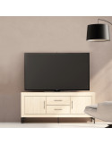 Mueble TV dos cajones y dos puertas ROMA