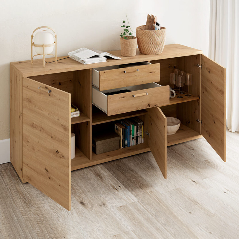 Aparador tres puertas y dos cajones MARCO