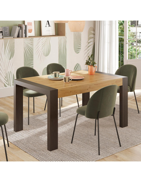 Mesa comedor rectangular extensible portería deslizante DANIELA