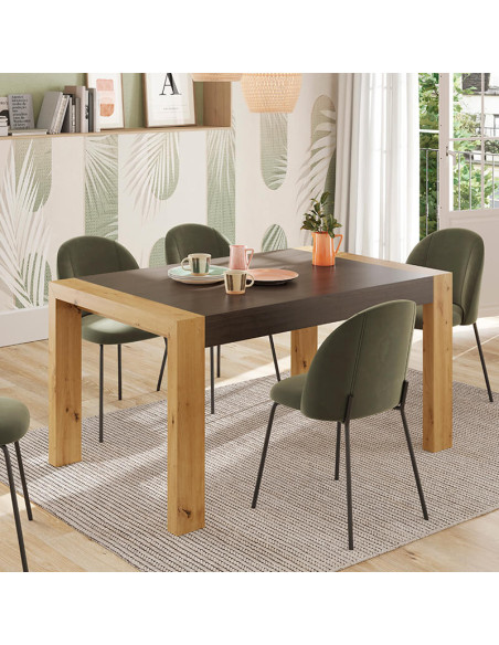 Mesa comedor rectangular extensible portería deslizante DANIELA