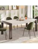 Mesa comedor rectangular extensible portería deslizante DANIELA