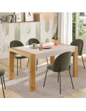 Mesa comedor rectangular extensible portería deslizante DANIELA