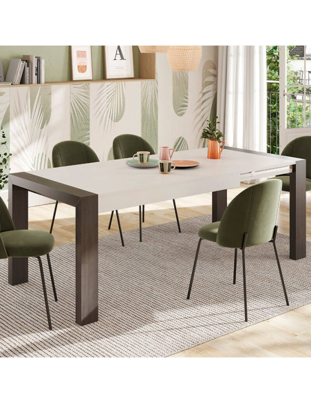 Mesa comedor rectangular extensible portería deslizante DANIELA