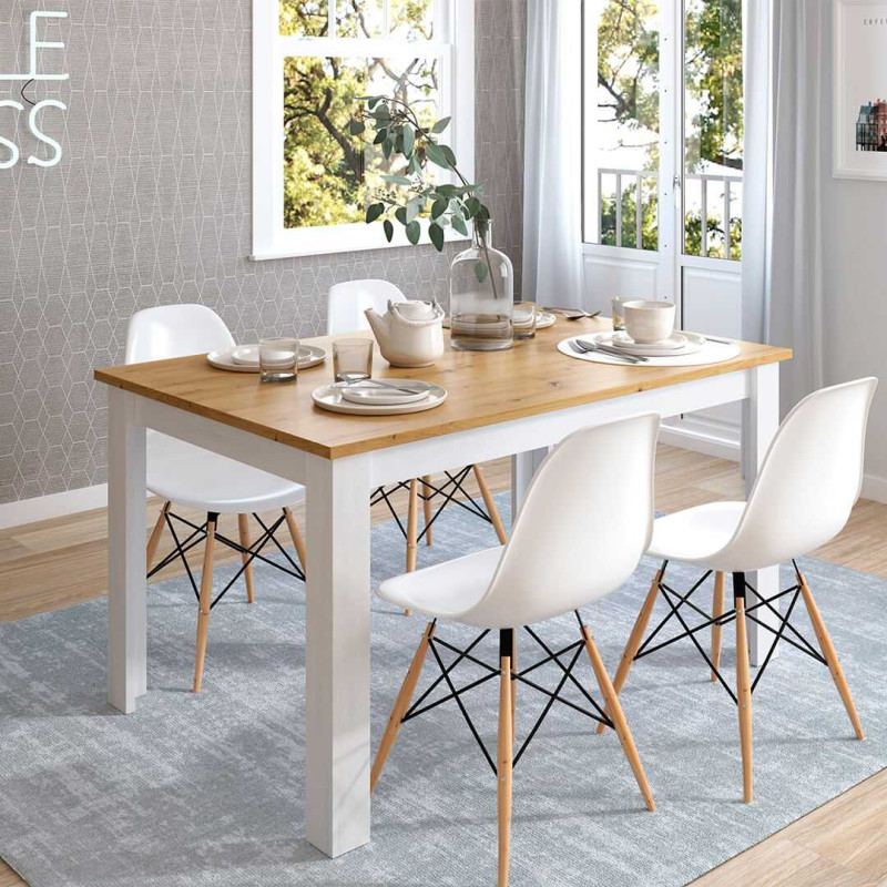 Mesa comedor rectangular extensible DANIELA