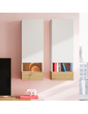 Vitrina para colgar 112x40 cm BIANCA/PIERO