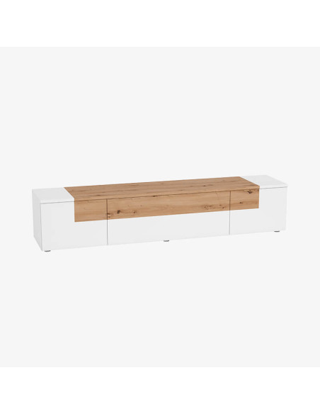Mueble TV 40 cm alto BIANCA