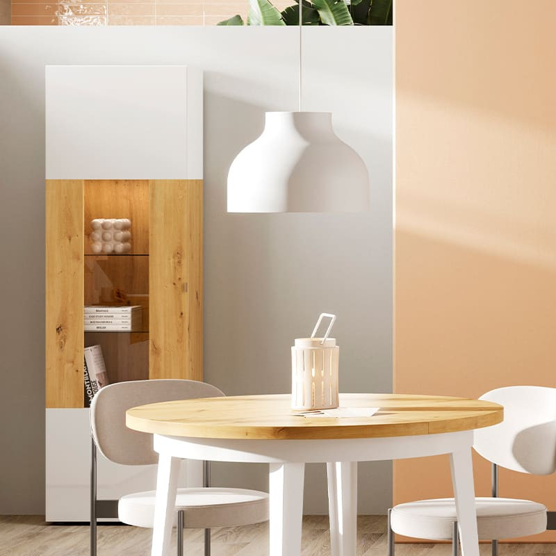 Vitrina una puerta BIANCA