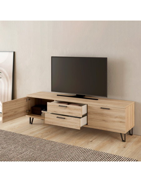 Mueble TV dos puertas y dos cajones MARCO