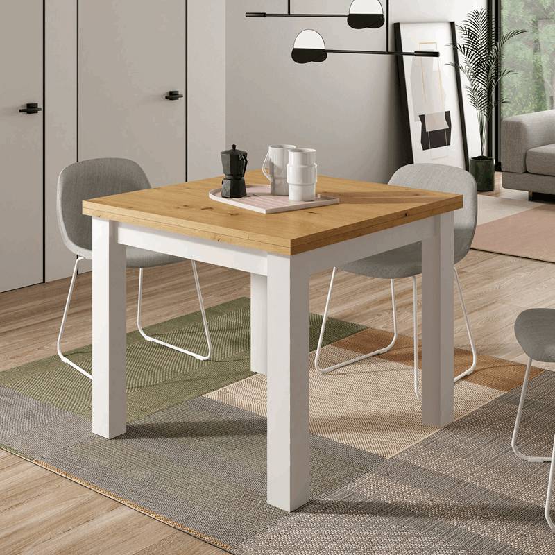 Mesa de comedor cuadrada PIERO