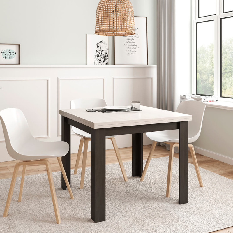 Mesa comedor cuadrada extensible DANIELA