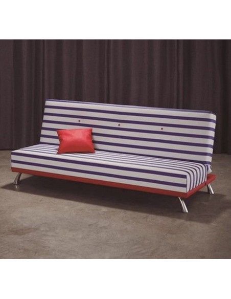 Sofa Cama Caprice, apertura clic clac, muy resistente.