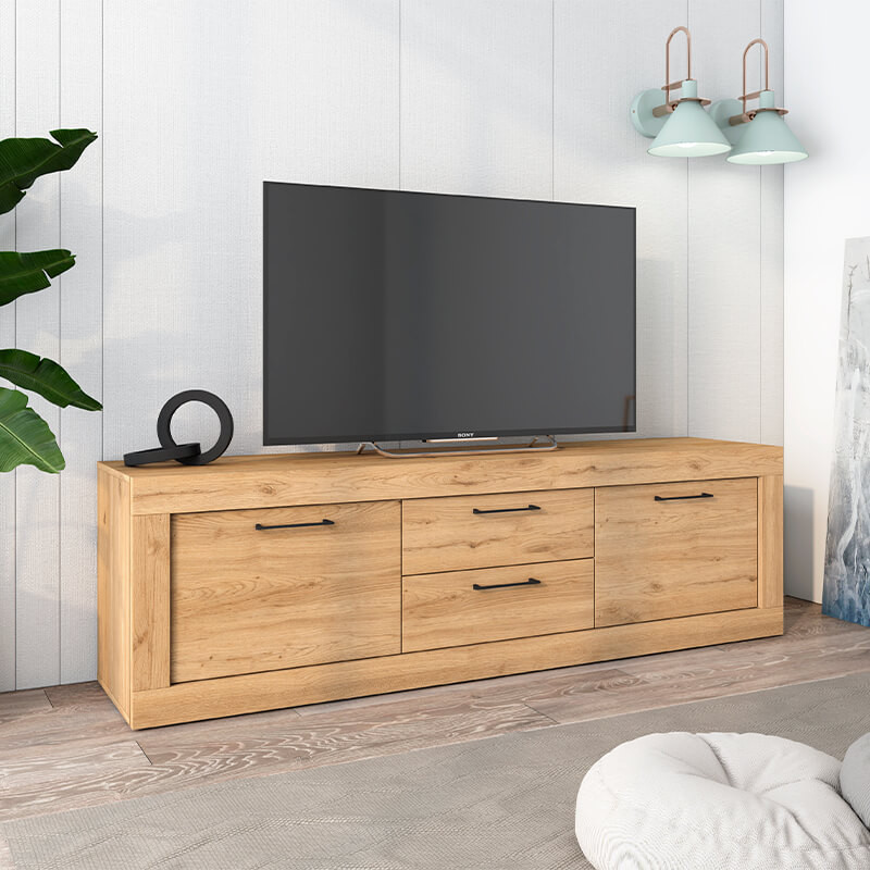 Mueble TV dos cajones y dos puertas 181 cm DALIA