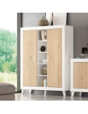 Vitrina dos puertas y cinco huecos ROMA