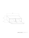 Mueble bajo televisión DANIELA