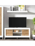 Mueble TV dos puertas y un estante 154 cm DALIA