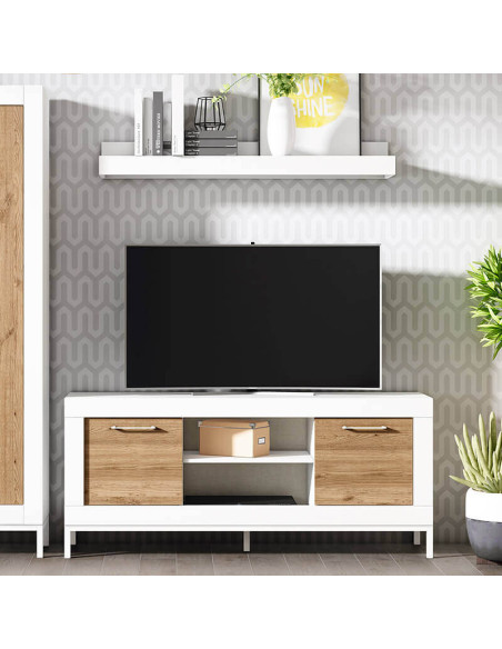 Mueble TV dos puertas y un estante 154 cm DALIA