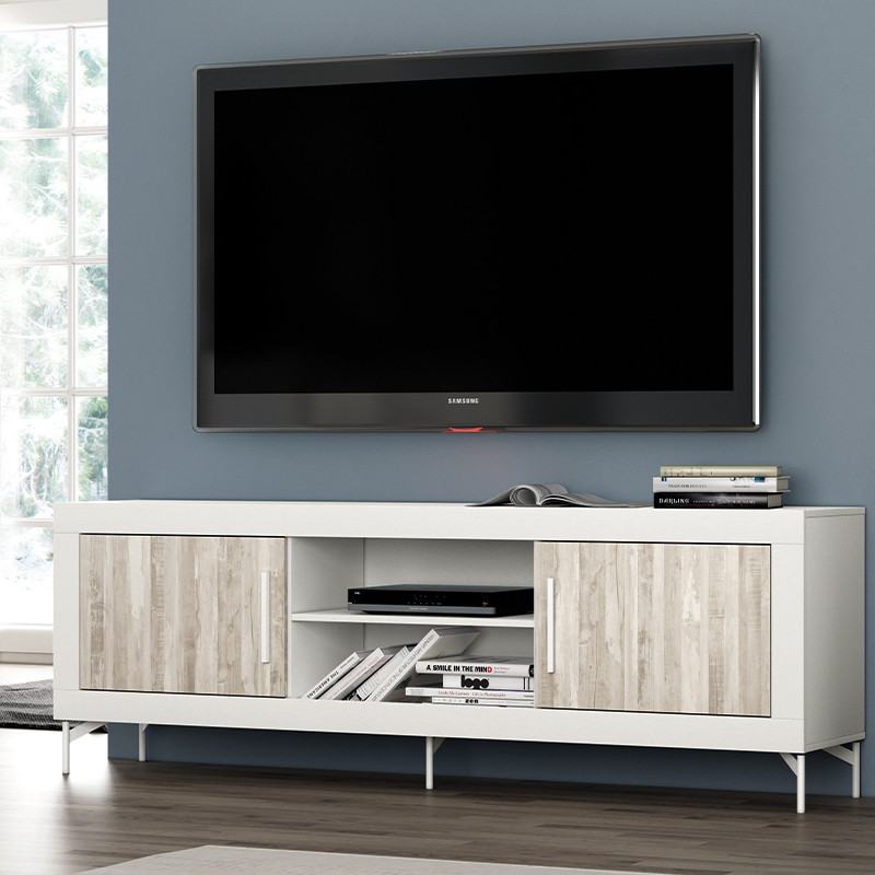 Mueble TV dos puertas y dos huecos 180 cm ROMA