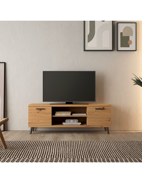 Mueble TV dos puertas y dos huecos MARCO
