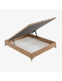 Canapé con base tapizada SPACE